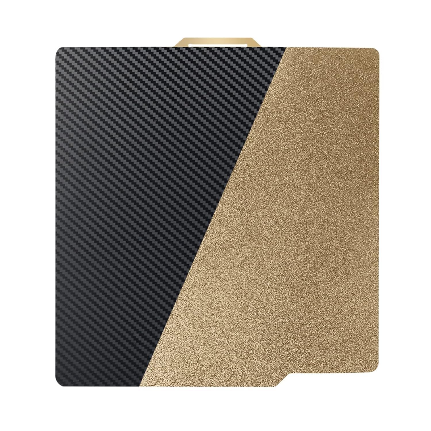 porimax-smooth-carbon-fiber-pet-textured-gold-pei-tabla-p01.jpg PorimaX Smooth Carbon Fiber PET / Textured Gold PEI Tabla (256 mm x 256 mm) - Görsel 1