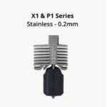 BambuLab Hotend with stainless steel nozzle 0.2mm