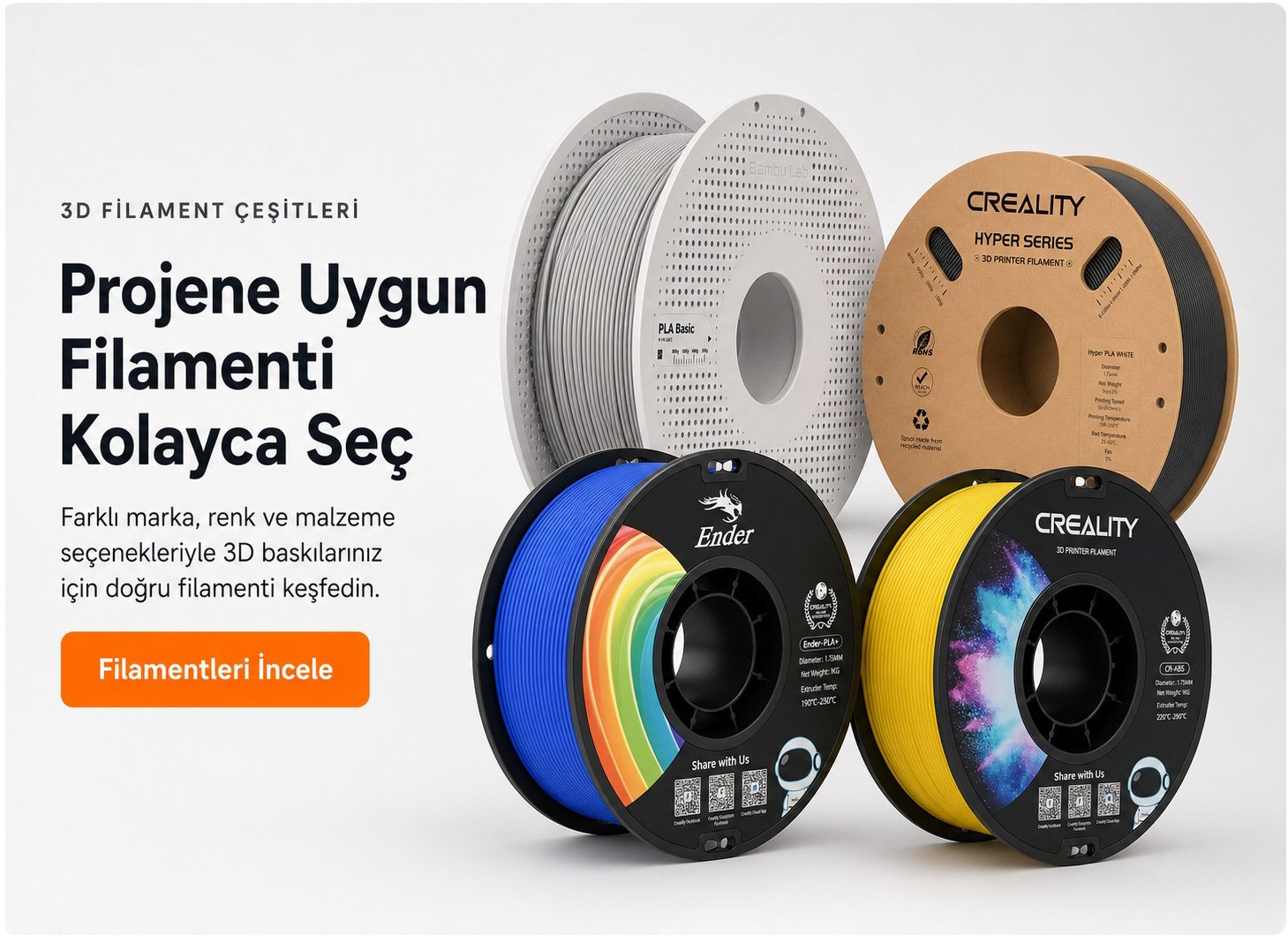 3d filamentler